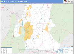 Dalton Metro Area Digital Map Basic Style