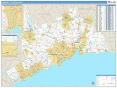 Danbury Metro Area Digital Map Basic Style