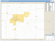 Enid Metro Area Digital Map Basic Style