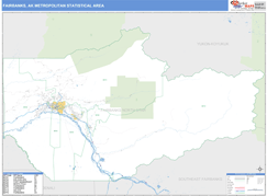 Fairbanks Metro Area Digital Map Basic Style