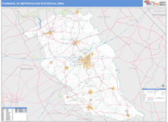 Florence Metro Area Digital Map Basic Style