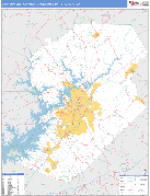 Gainesville Metro Area Digital Map Basic Style