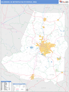 Goldsboro Metro Area Digital Map Basic Style