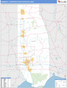 Hammond Metro Area Digital Map Basic Style