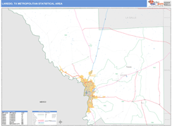 Laredo Metro Area Digital Map Basic Style