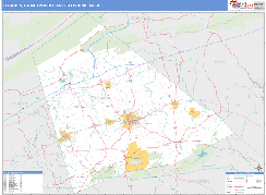 Lebanon Metro Area Digital Map Basic Style