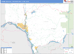 Longview Metro Area Digital Map Basic Style