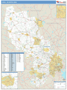 Lowell Metro Area Digital Map Basic Style