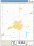 Muncie Metro Area Digital Map Basic Style