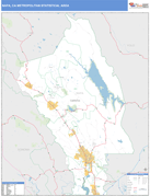 Napa Metro Area Digital Map Basic Style