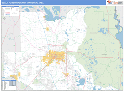Ocala Metro Area Digital Map Basic Style