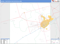 Odessa Metro Area Digital Map Basic Style