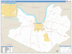 Owensboro Metro Area Digital Map Basic Style
