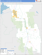 Pocatello Metro Area Digital Map Basic Style
