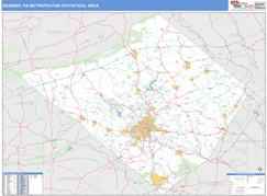 Reading Metro Area Digital Map Basic Style