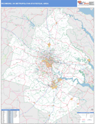 Richmond Metro Area Digital Map Basic Style