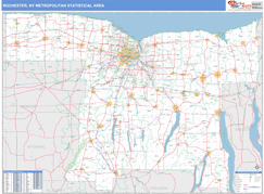 Rochester Metro Area Digital Map Basic Style