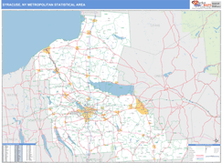 Syracuse Metro Area Digital Map Basic Style