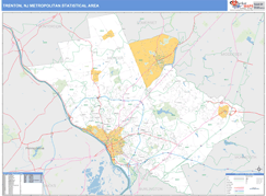 Trenton Metro Area Digital Map Basic Style