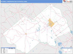 Victoria Metro Area Digital Map Basic Style