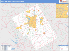 Waco Metro Area Digital Map Basic Style