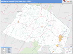 Winchester Metro Area Digital Map Basic Style