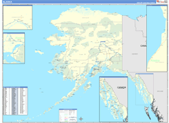 Alaska Digital Map Basic Style
