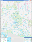 Arizona Digital Map Basic Style