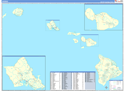 Hawaii Digital Map Basic Style