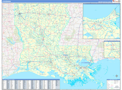 Louisiana Digital Map Basic Style