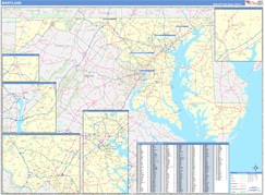 Maryland Digital Map Basic Style