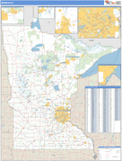 Minnesota Digital Map Basic Style