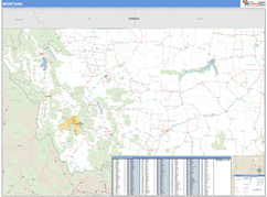 Montana Digital Map Basic Style