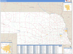Nebraska Digital Map Basic Style
