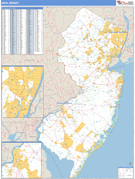 New Jersey Digital Map Basic Style