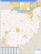 Ohio Digital Map Basic Style