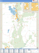 Utah Digital Map Basic Style