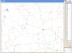 Wyoming Digital Map Basic Style