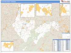 West Virginia Eastern Sectional Digital Map