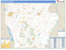 Louisiana Northern Sectional Digital Map