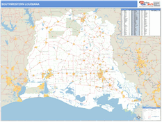 Louisiana South Western Sectional Digital Map