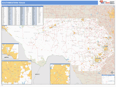 Texas South Western Sectional Digital Map