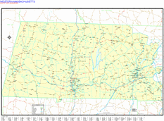Massachusetts Western Sectional Digital Map
