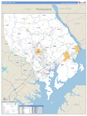 Harford County, MD Digital Map Basic Style