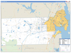 Kent County, RI Digital Map Basic Style