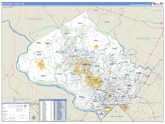 Montgomery County, MD Digital Map Basic Style