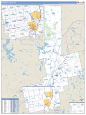 Penobscot County, ME Digital Map Basic Style