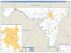 Washington County, MD Digital Map Basic Style