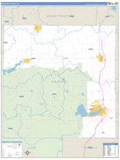 Wexford County, MI Digital Map Basic Style