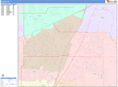 Allen Digital Map Color Cast Style
